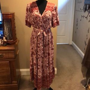 Knox Rose Floral Print Maxi Dress/NWT